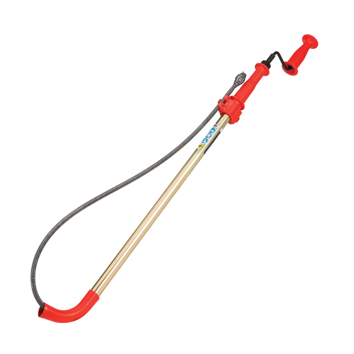 Toilet Auger, Manual, Bulb, 6' Cable Length, 1/2" Cable Diameter CSL Industriel Inc.