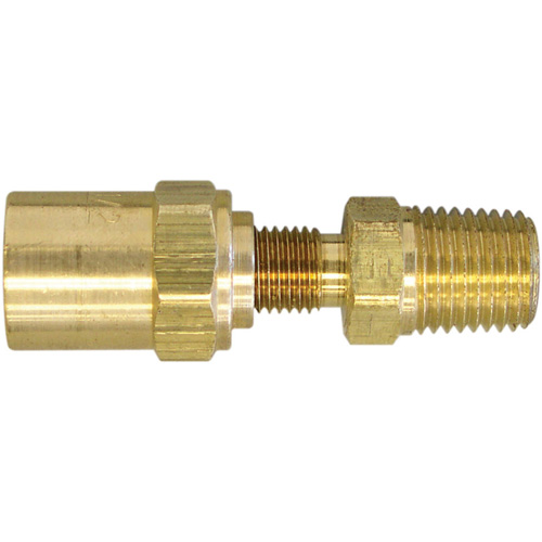 Raccord pour boyau r&eacute;utilisable filetage NPT 1/4", 5/8" dia., Laiton CSL Industriel Inc.