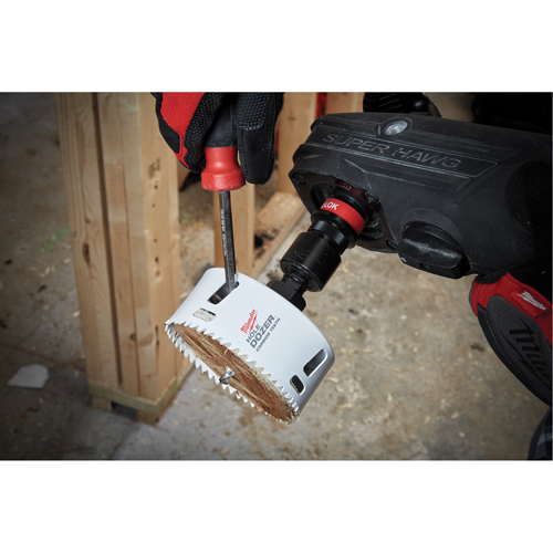 Carbide Hole Saw, 4", 1-31/50" Depth of Cut, Carbide CSL Industriel Inc.