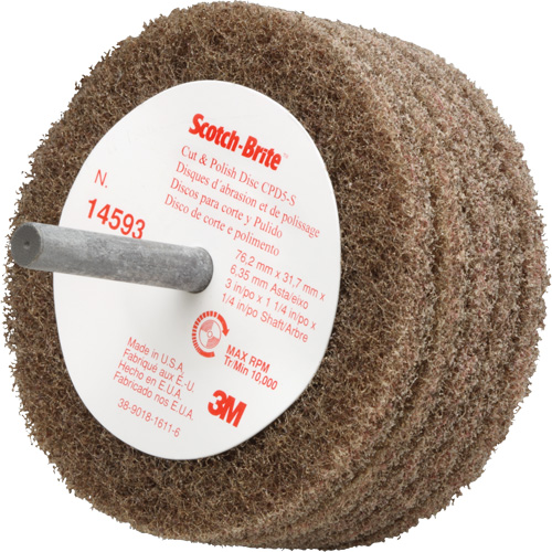 Disque de tronçonnage et de polissage Scotch-Brite, 3" dia. CSL Industriel Inc.
