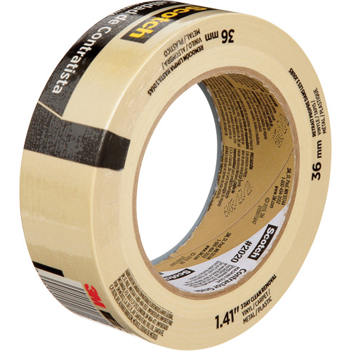 Ruban-cache Scotch pour entrepreneurs 2020, 36 mm (1-1/2") x 55 m (180'), Beige CSL Industriel Inc.