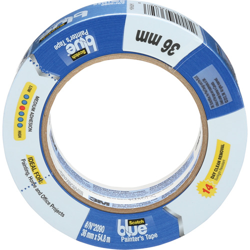 ScotchBlue Original Painter's Tape 2090, 36 mm (1-2/5") x 55 m (180'), Blue CSL Industriel Inc.