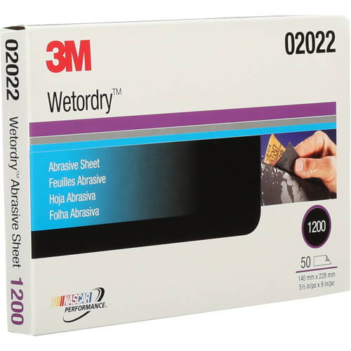 Wetordry 401Q Abrasive Sheet, 5-1/2" x 9", Fine Grit, Silicon Carbide CSL Industriel Inc.