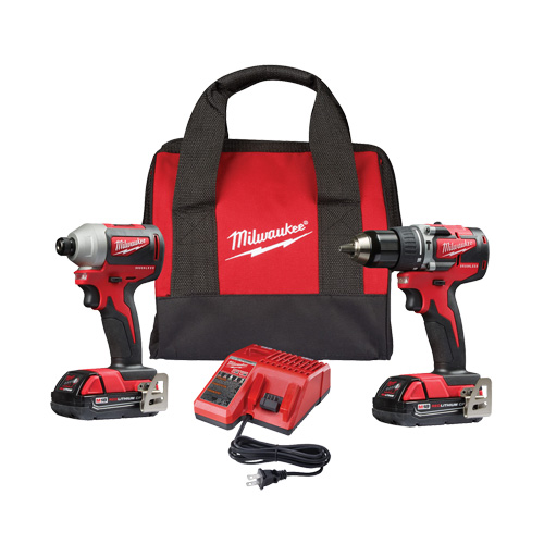 M18 2-Tool Combo Kit, Lithium-Ion, 18 V CSL Industriel Inc.