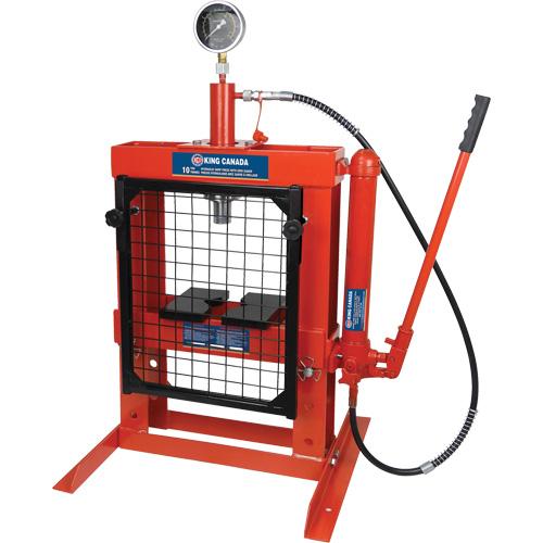 Hydraulic Shop Press with Grid Guard, 10 Tons Capacity CSL Industriel Inc.