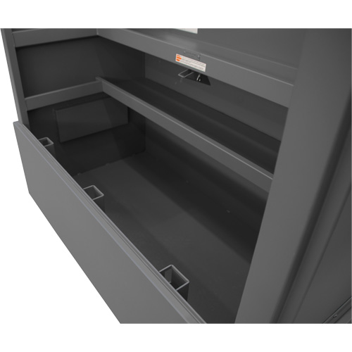 Boîte de rangement pour le chantier, style piano, 60-1/2" la x 34-3/4" p x 49-3/8" h, Gris CSL Industriel Inc.