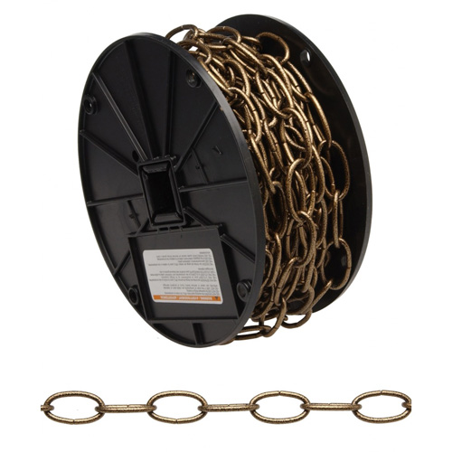 Decorator Chain, Carbon Steel, #10 x 60' (18.3 m) L, 35 lbs. (0.0175 tons) Load Capacity CSL Industriel Inc.