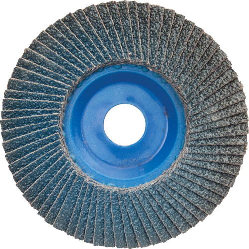 BlueFire R884P Coarse Grit Flap Disc, 5" x 7/8", Type 27, 60 Grit, Zirconia Alumina CSL Industriel Inc.