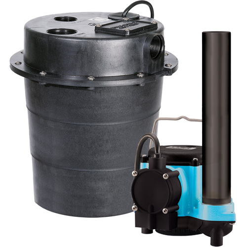 WRS Series Submersible Pump, 45 GPM, 115 V, 9 A, 1/3 HP CSL Industriel Inc.