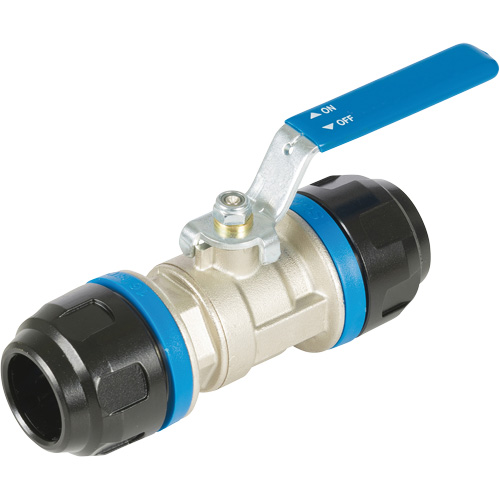 Standard Ball Valve, Aluminum, Manual, 1", Push CSL Industriel Inc.