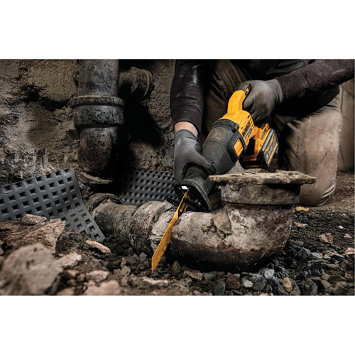 Scie alternative sans balai Max FlexVolt (outil seulement), 60 V, Lithium-ion Bloc-pile, 0-3000 coups/min CSL Industriel Inc.