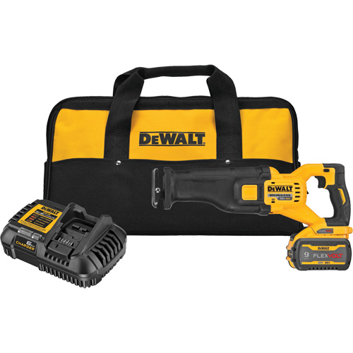 Ensemble de scie alternative sans balai FlexVolt Max, 60 V, Lithium-ion Bloc-pile, 0-3000 coups/min CSL Industriel Inc.