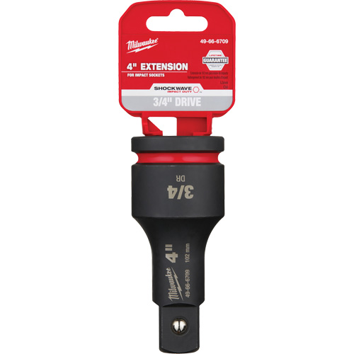 Shockwave Impact Duty Socket Extension, Impact, 3/4" Drive, 4" L CSL Industriel Inc.
