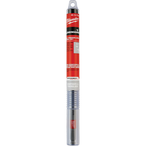 Shockwave Impact Duty Lineman's Fiberglass Drill Bit, 11/16", Carbide CSL Industriel Inc.