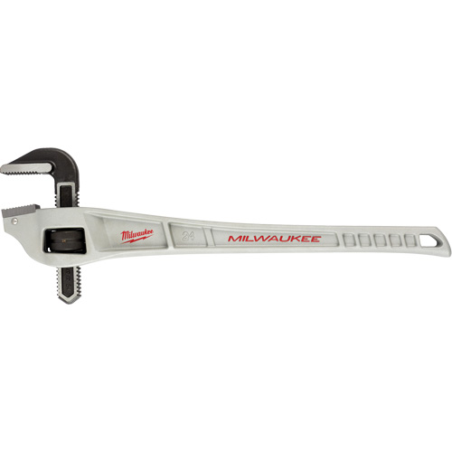Aluminum Offset Pipe Wrench, 3" Jaw Capacity, 24" Long, Powder Coated Finish, Ergonomic Handle CSL Industriel Inc.