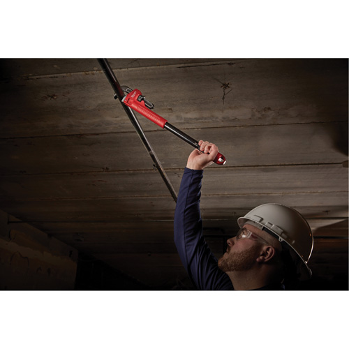Cheater Adaptable Pipe Wrench, 2-1/2" Jaw Capacity, 18"/24"/10" Long, Powder Coated Finish, Ergonomic Handle CSL Industriel Inc.