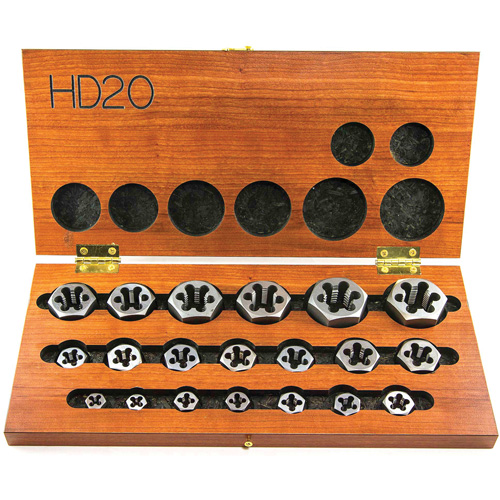 Jeu de fili&egrave;res hexagonales &agrave; fileter DRILLCO, 20 Morcea CSL Industriel Inc.