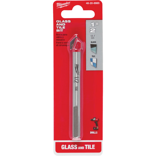 Glass & Tile Bit, 1/2", Carbide CSL Industriel Inc.