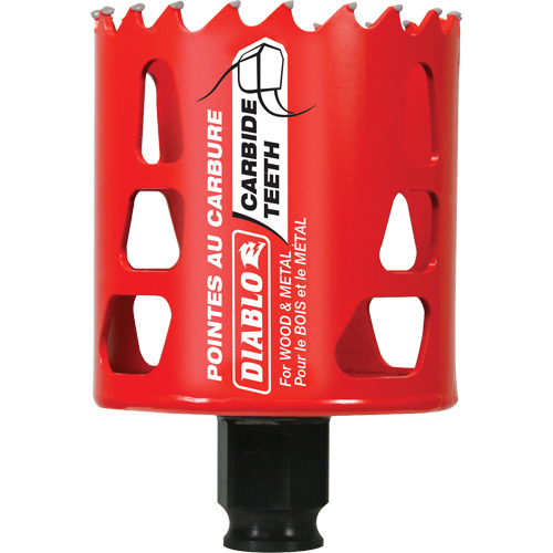 Wood & Metal Hole Saw, 2-3/8", 2-3/8" Depth of Cut, Carbide CSL Industriel Inc.