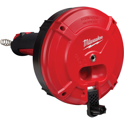 Trapsnake Auger with Cable Drive Automatic Feed & Retract, Powered, 25' Cable Length, 1/4" Cable Diameter CSL Industriel Inc.