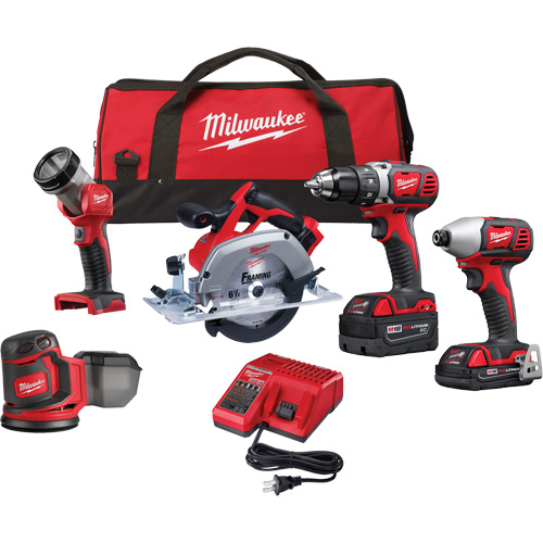 M18 5-Tool Combo Kit, Lithium-Ion, 18 V CSL Industriel Inc.