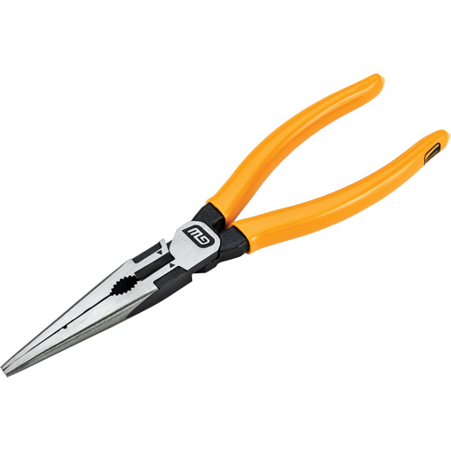 Pitbull Dipped Handle Long Nose Pliers, 8" L CSL Industriel Inc.