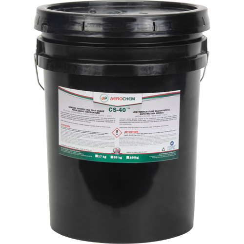 Graisse polyvalente pour basse temp&eacute;rature Gadus CS-40 AEROCHEM, 17 kg, Seau CSL Industriel Inc.