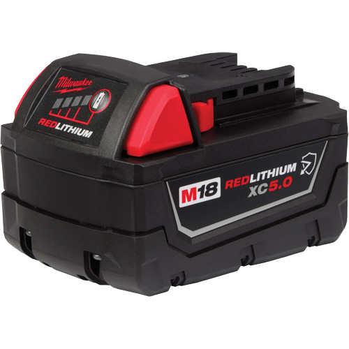 Redlithium XC5.0 Extended Capacity Battery Pack, Lithium-Ion, 18 V CSL Industriel Inc.