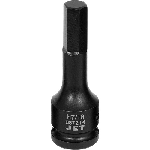 Impact Socket Bits, Hex, 7/16" x 1/2" Drive CSL Industriel Inc.