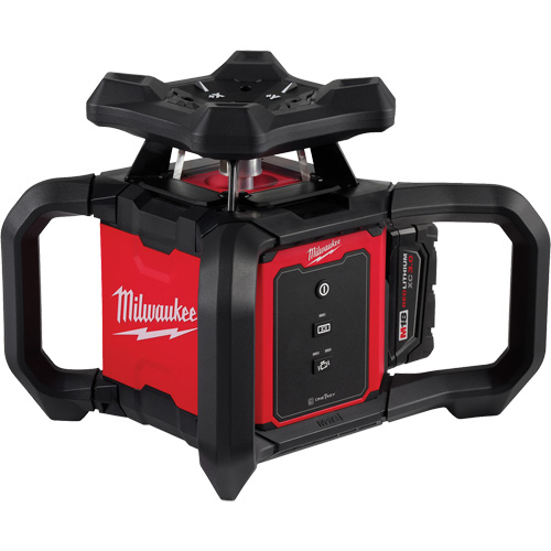 M18 Red Exterior Rotary Laser Level Kit with Receiver, 2000' (609.6 m) CSL Industriel Inc.