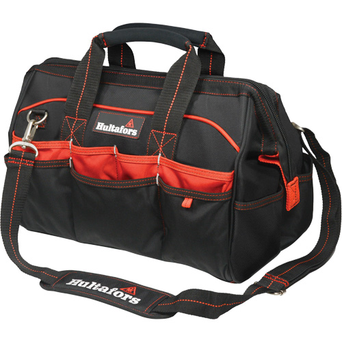 16" Tradesman's Tool Bag, Ballistic Polyester, Black/Red CSL Industriel Inc.