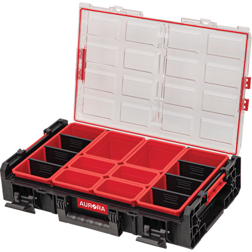 Organisateur 2 fois tr&egrave;s-grand avec bacs Arx, 23" x 15-1/5" x 6-4/5", Noir CSL Industriel Inc.