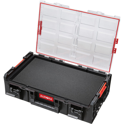 Organisateur deux fois tr&egrave;s grand avec cloisons en mousse &agrave; plusieurs couches Arx, 23" x 15-1/5" x 6-4/5", Noir CSL Industriel Inc.