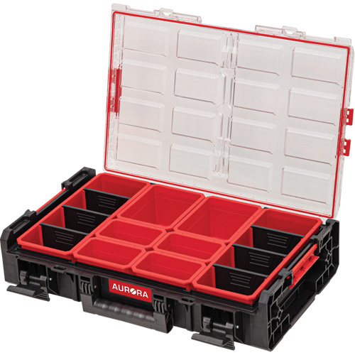 Organisateur tr&egrave;s-grand avec bacs courts Arx, 23" x 15-1/5" x 5", Noir CSL Industriel Inc.