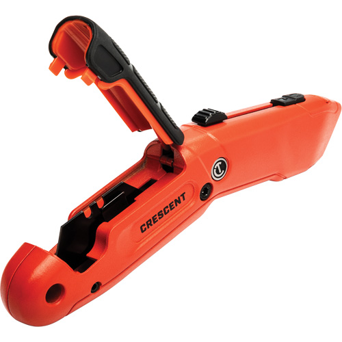 Auto-Retracting Safety Knife, 1", Steel, Aluminum Handle CSL Industriel Inc.