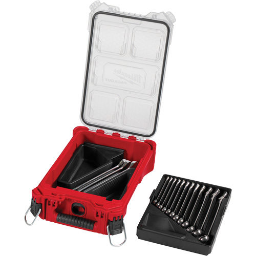 Wrench Set with PackOut Compact Organizer, Combination, 15 Pieces, Metric CSL Industriel Inc.