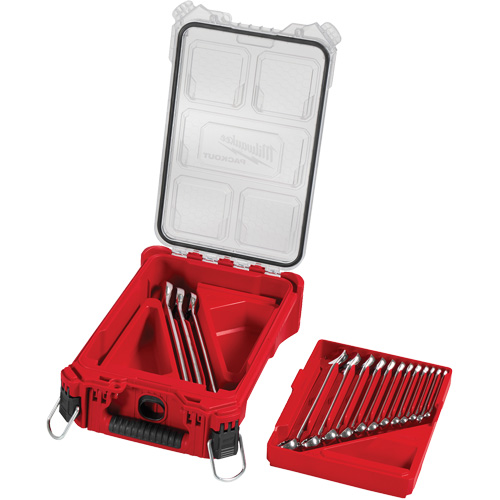 SAE Wrench Set with PackOut Compact Organizer, Combination, 15 Pieces, Imperial CSL Industriel Inc.