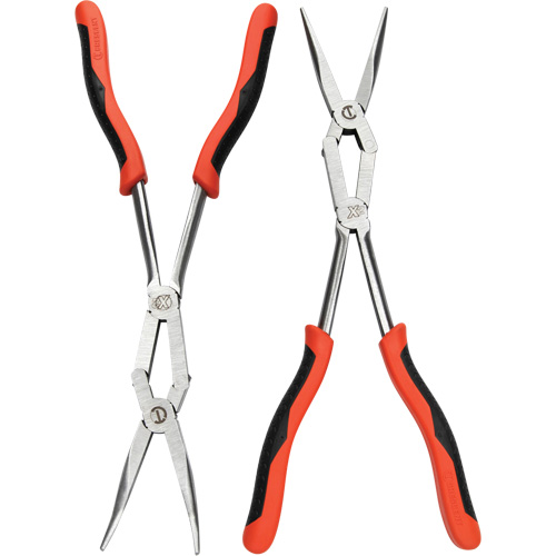 X2 Straight and Bent Long Nose Dual Material Plier Set, 2 Pieces CSL Industriel Inc.