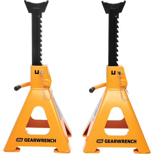 Ratcheting Jack Stand, Locking Pin, 6 tons Capacity, 15-3/4" - 24-1/2" H CSL Industriel Inc.