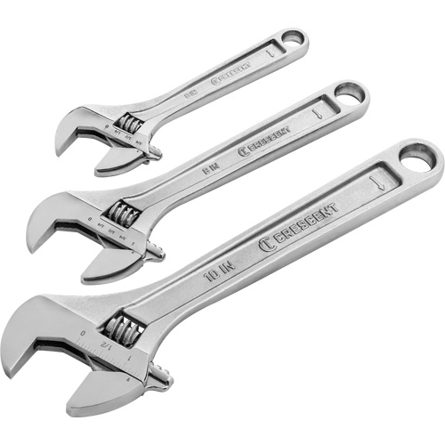 Wrench Set, Adjustable, 3 Pieces, Imperial and Metric CSL Industriel Inc.