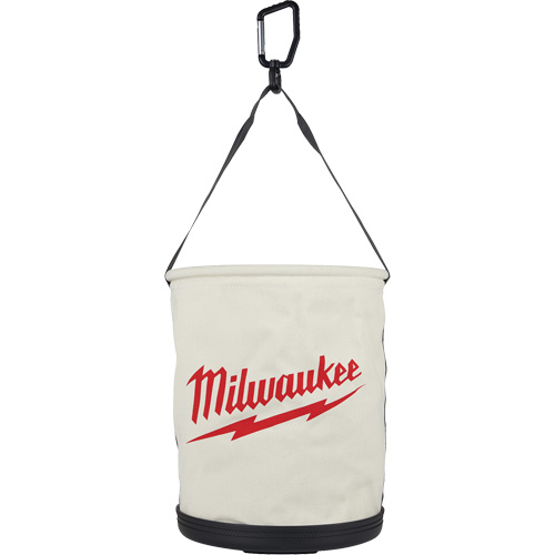 Utility Bucket Bag, 11-81/100" L x 11-81/100" W x 14-57/100" H, Polyester, White CSL Industriel Inc.