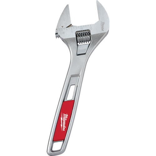 Wide Jaw Adjustable Wrench, 8" L, Chrome CSL Industriel Inc.