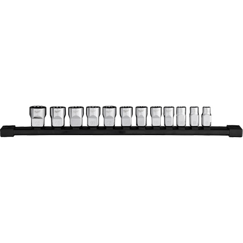 12-Point Metric Socket Set, 12 Pcs, 3/8" Drive Size CSL Industriel Inc.