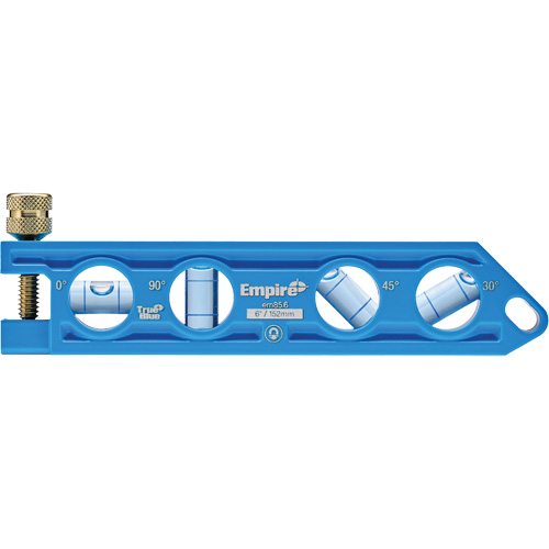 TRUE BLUE&reg; Die Cast Torpedo Level, 6" L, Aluminum, 4 Vials CSL Industriel Inc.