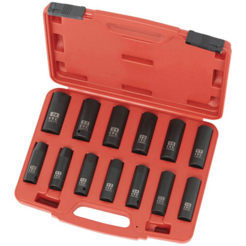 IPS-1312DM Metric Socket Set, 13 Pcs, Impact, 1/2" Drive Size, Deep CSL Industriel Inc.