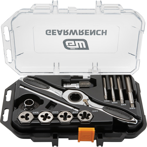 SAE Ratcheting Tap & Die Set, 13 Pieces CSL Industriel Inc.