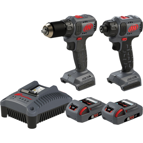 Compact Drill & Screwdriver Cordless Combo Tool Kit, Lithium-Ion, 20 V CSL Industriel Inc.