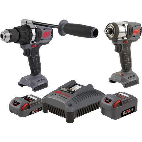 Hammer Drill & Impact Driver Combo Tool Kit, Lithium-Ion, 20 V CSL Industriel Inc.
