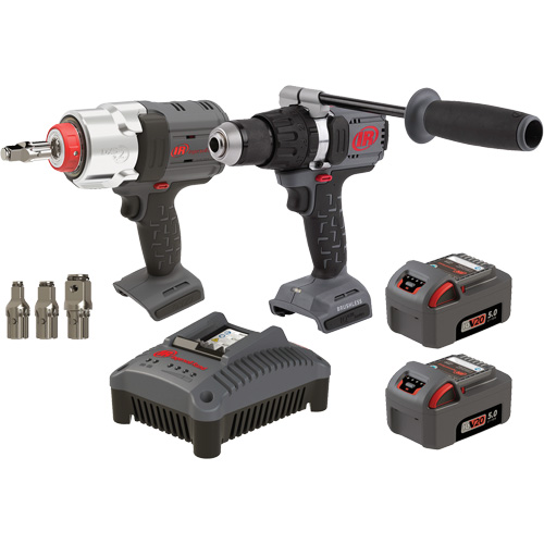 Hammer Drill & Impact Wrench Combo Kit, Lithium-Ion, 20 V CSL Industriel Inc.
