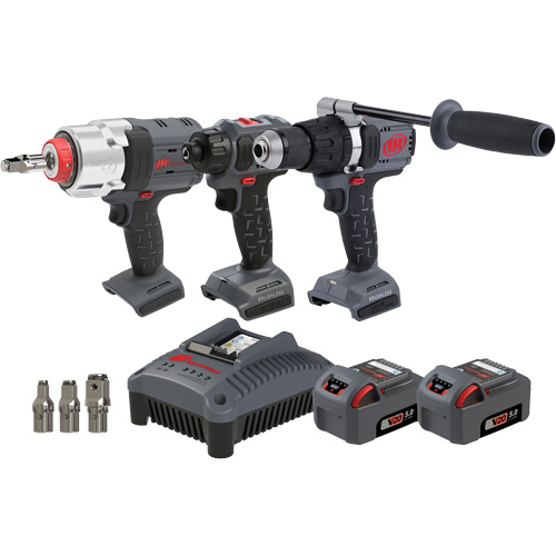 Screwdriver, Hammer Drill & Impact Driver Combo Tool Kit, Lithium-Ion, 20 V CSL Industriel Inc.